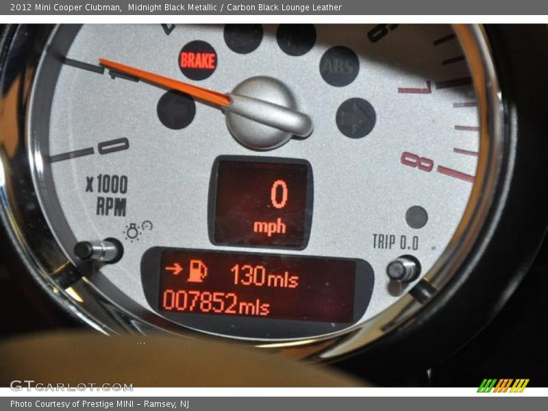 Midnight Black Metallic / Carbon Black Lounge Leather 2012 Mini Cooper Clubman