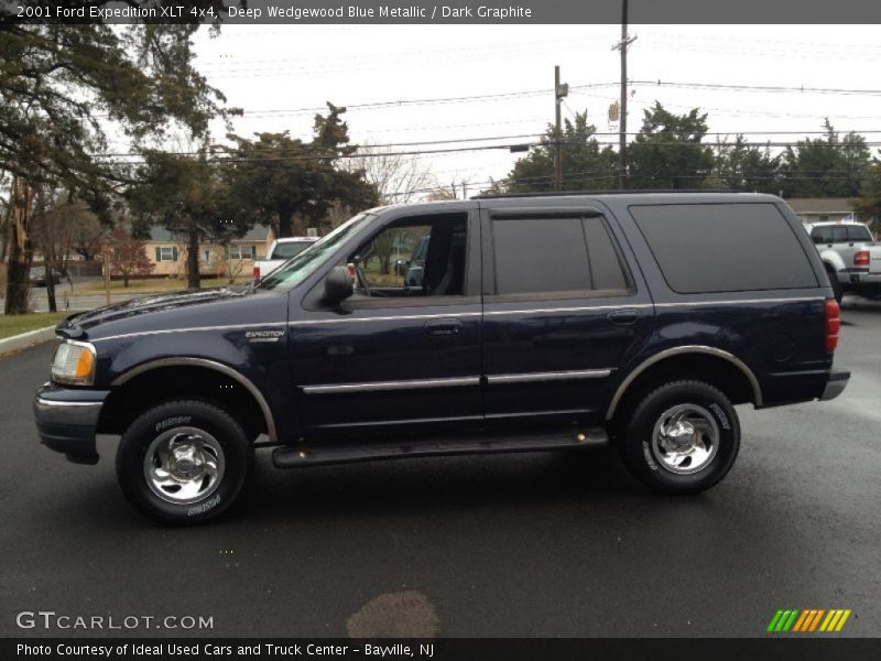 Deep Wedgewood Blue Metallic / Dark Graphite 2001 Ford Expedition XLT 4x4