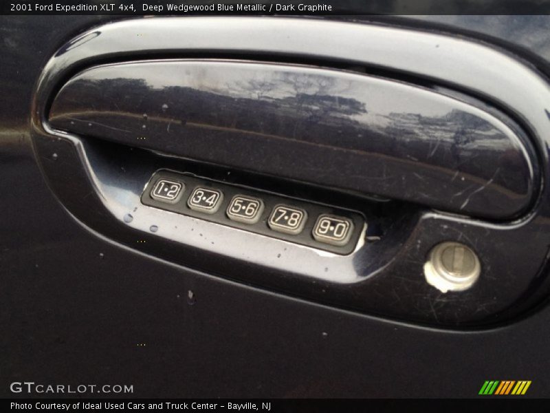 Deep Wedgewood Blue Metallic / Dark Graphite 2001 Ford Expedition XLT 4x4
