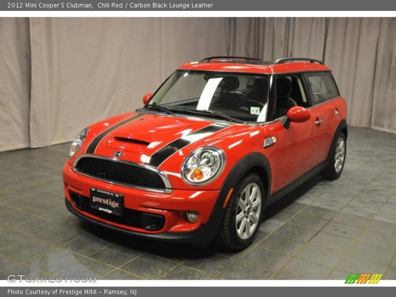 Chili Red / Carbon Black Lounge Leather 2012 Mini Cooper S Clubman