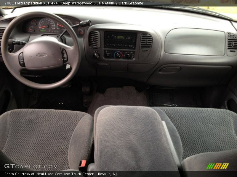 Deep Wedgewood Blue Metallic / Dark Graphite 2001 Ford Expedition XLT 4x4