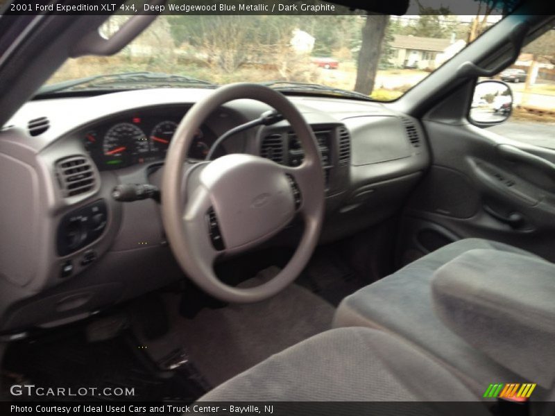 Deep Wedgewood Blue Metallic / Dark Graphite 2001 Ford Expedition XLT 4x4