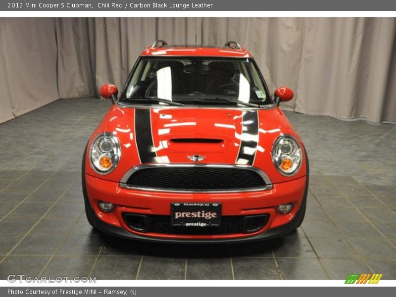 Chili Red / Carbon Black Lounge Leather 2012 Mini Cooper S Clubman