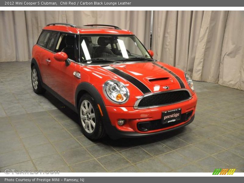 Chili Red / Carbon Black Lounge Leather 2012 Mini Cooper S Clubman