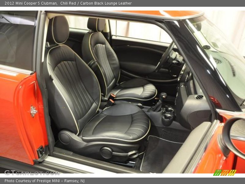 Chili Red / Carbon Black Lounge Leather 2012 Mini Cooper S Clubman