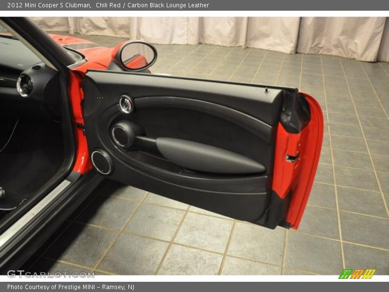 Chili Red / Carbon Black Lounge Leather 2012 Mini Cooper S Clubman