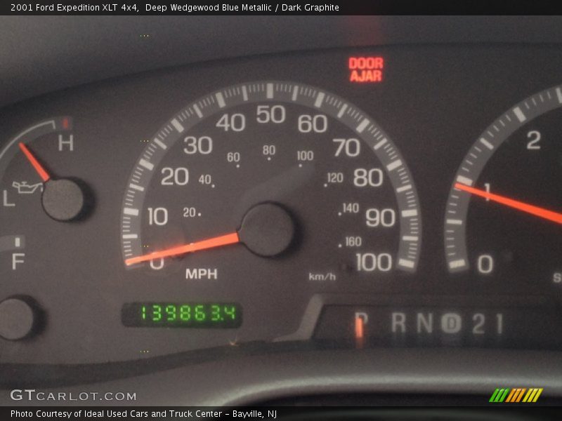 Deep Wedgewood Blue Metallic / Dark Graphite 2001 Ford Expedition XLT 4x4