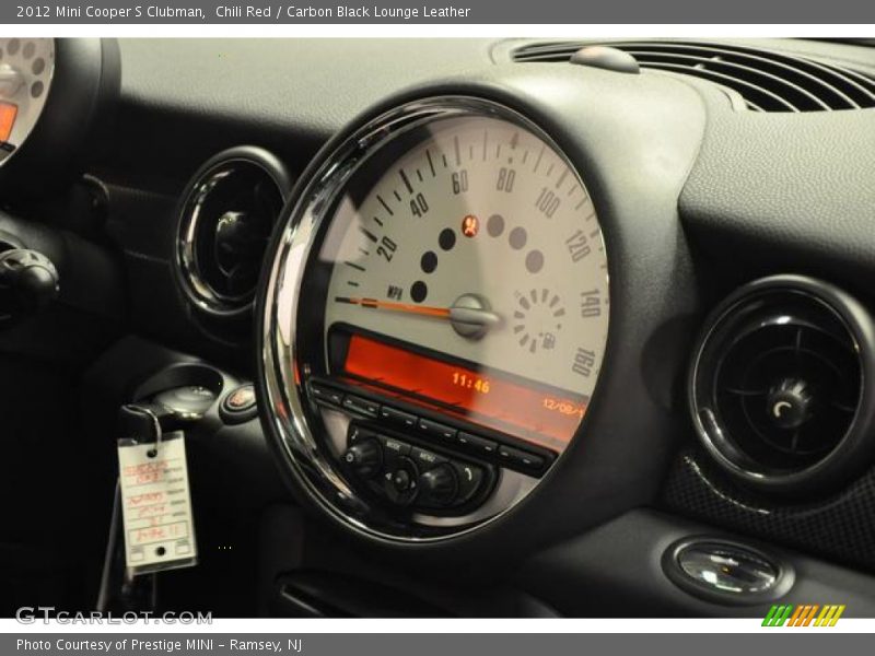 Chili Red / Carbon Black Lounge Leather 2012 Mini Cooper S Clubman