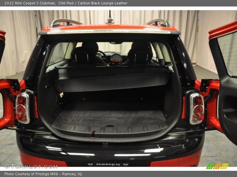 Chili Red / Carbon Black Lounge Leather 2012 Mini Cooper S Clubman