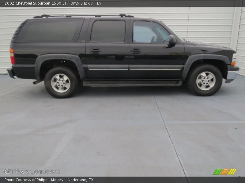 Onyx Black / Tan 2002 Chevrolet Suburban 1500 LT