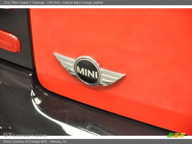 Chili Red / Carbon Black Lounge Leather 2012 Mini Cooper S Clubman