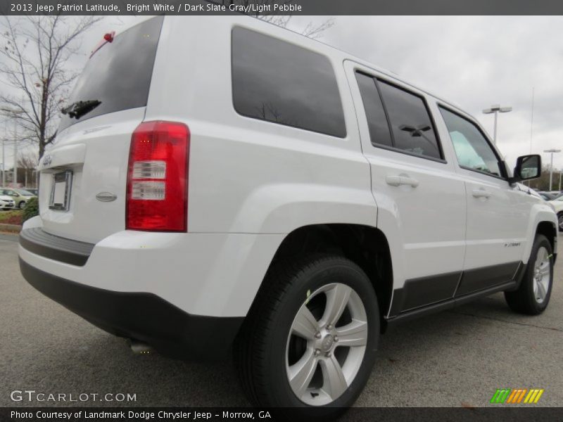 Bright White / Dark Slate Gray/Light Pebble 2013 Jeep Patriot Latitude