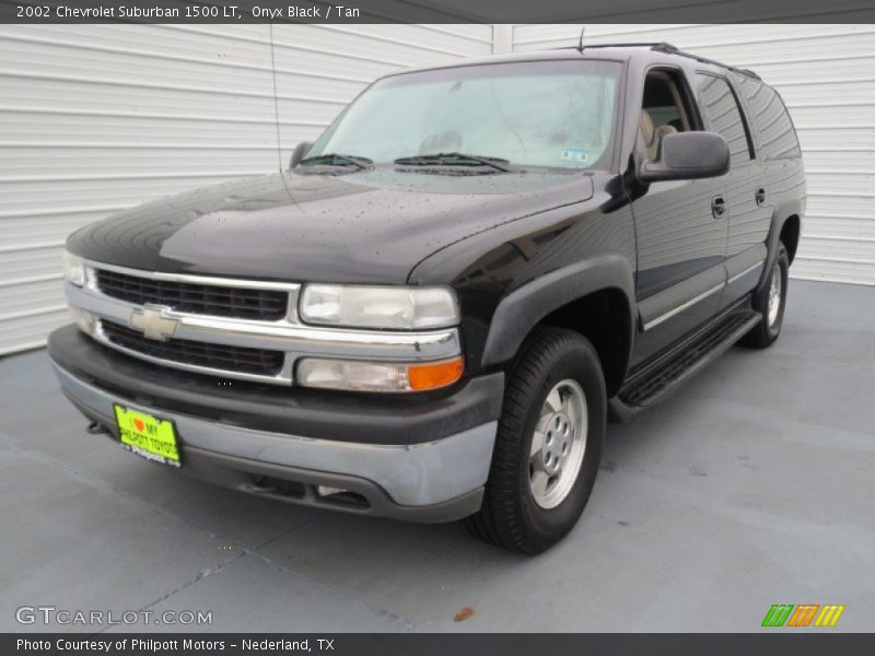 Onyx Black / Tan 2002 Chevrolet Suburban 1500 LT