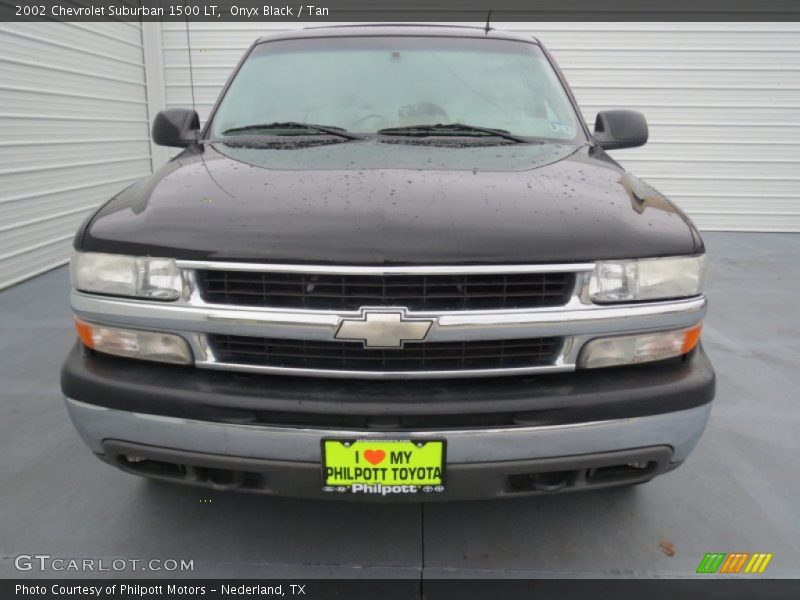 Onyx Black / Tan 2002 Chevrolet Suburban 1500 LT