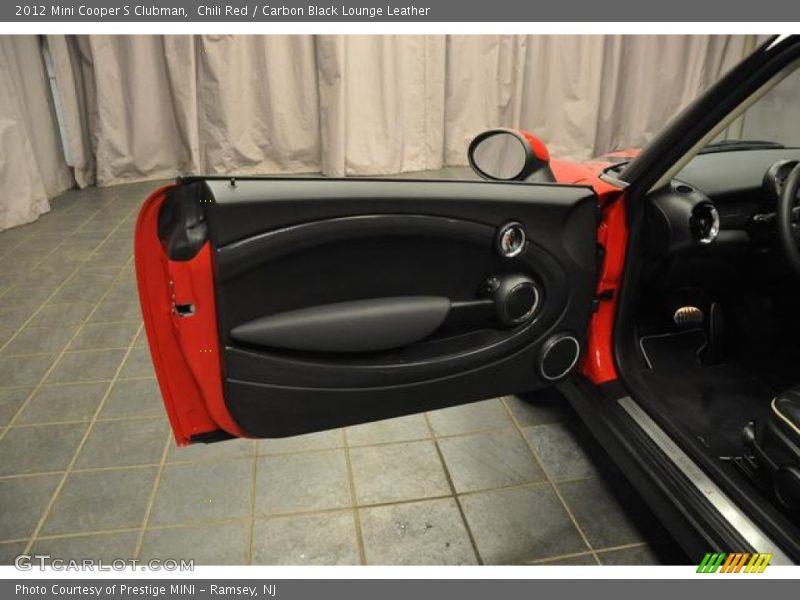 Chili Red / Carbon Black Lounge Leather 2012 Mini Cooper S Clubman