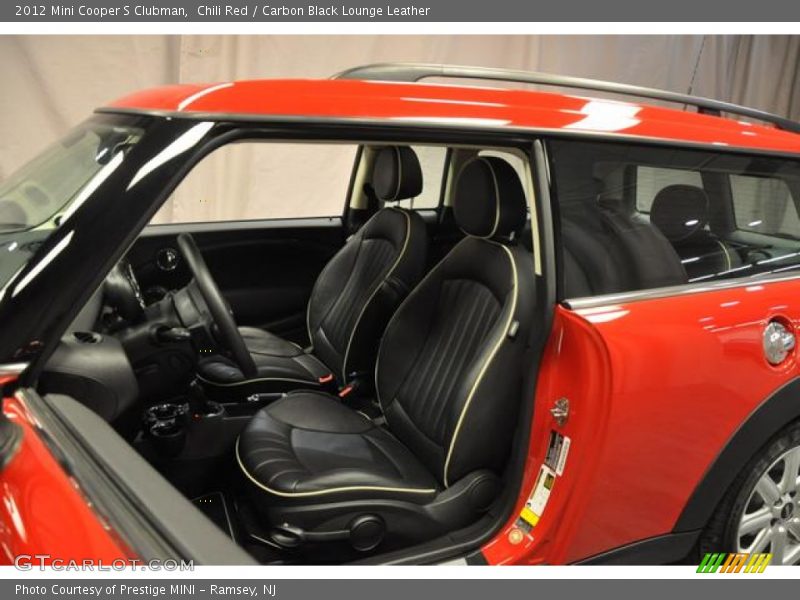 Chili Red / Carbon Black Lounge Leather 2012 Mini Cooper S Clubman