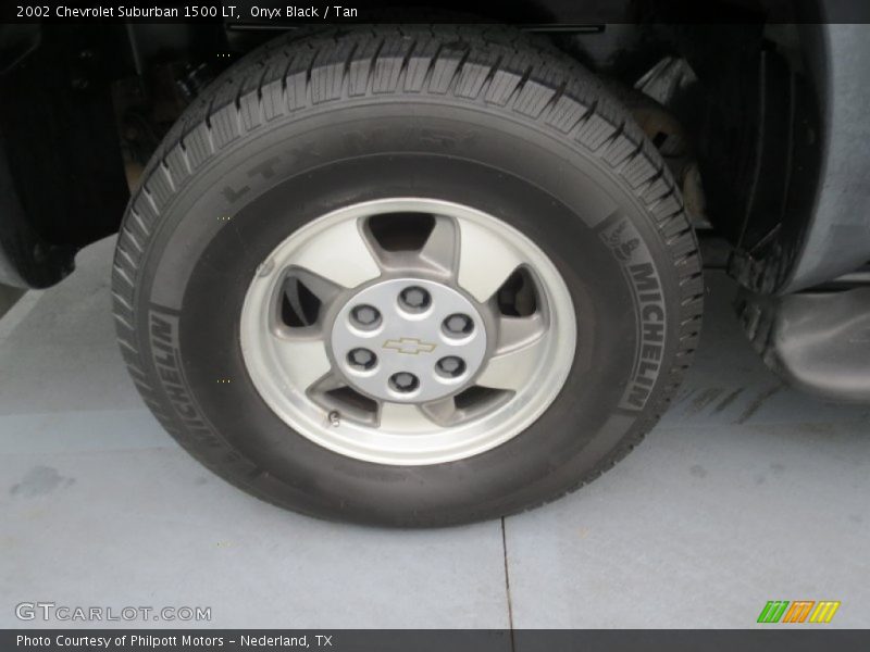 Onyx Black / Tan 2002 Chevrolet Suburban 1500 LT