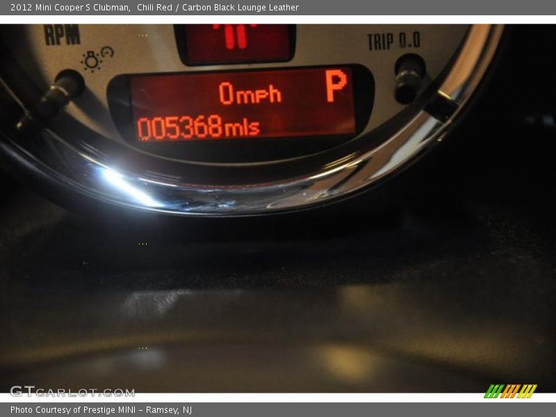 Chili Red / Carbon Black Lounge Leather 2012 Mini Cooper S Clubman