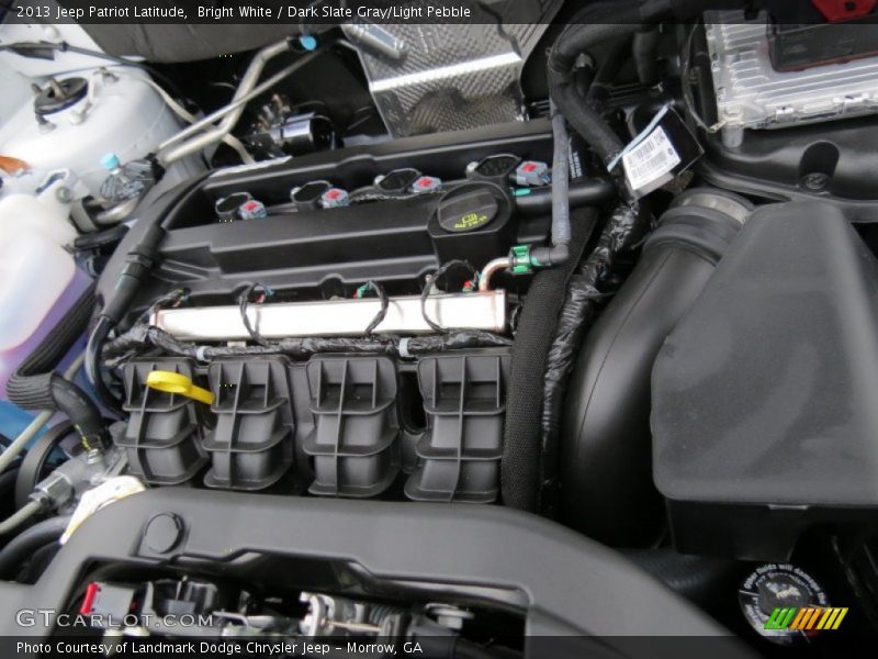 Bright White / Dark Slate Gray/Light Pebble 2013 Jeep Patriot Latitude