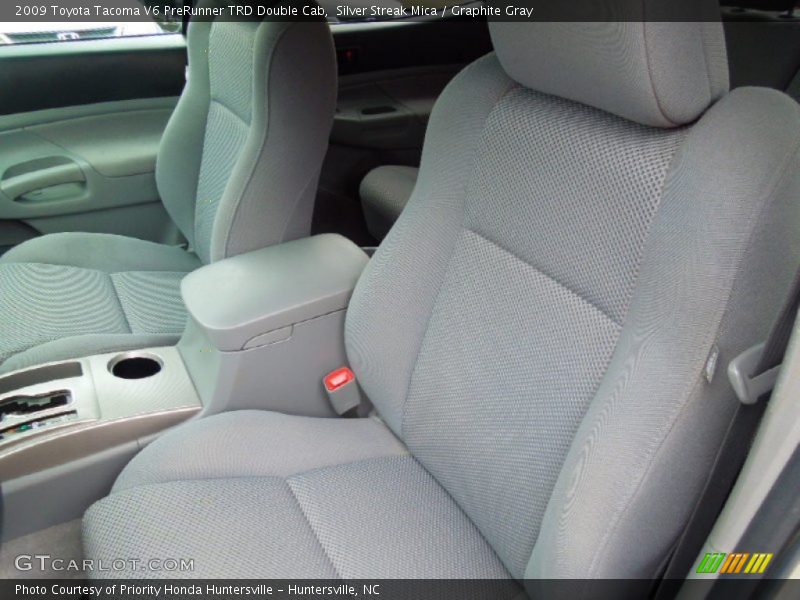 Silver Streak Mica / Graphite Gray 2009 Toyota Tacoma V6 PreRunner TRD Double Cab
