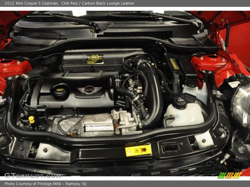 Chili Red / Carbon Black Lounge Leather 2012 Mini Cooper S Clubman