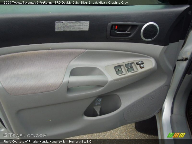 Silver Streak Mica / Graphite Gray 2009 Toyota Tacoma V6 PreRunner TRD Double Cab