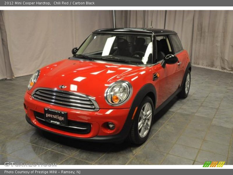 Chili Red / Carbon Black 2012 Mini Cooper Hardtop