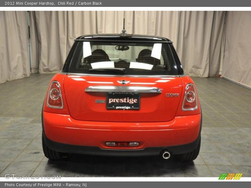 Chili Red / Carbon Black 2012 Mini Cooper Hardtop