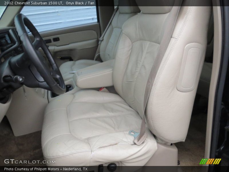 Onyx Black / Tan 2002 Chevrolet Suburban 1500 LT