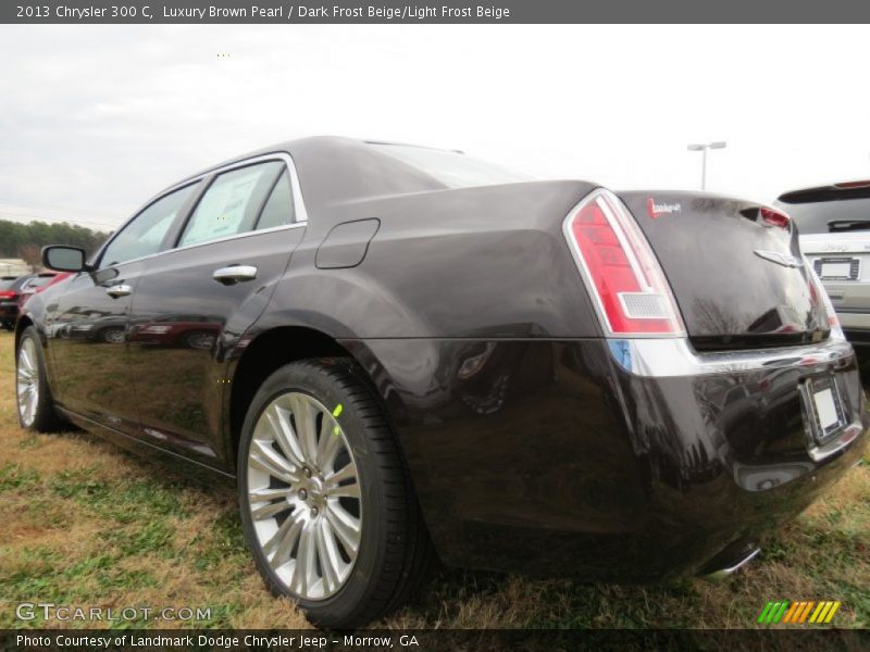 Luxury Brown Pearl / Dark Frost Beige/Light Frost Beige 2013 Chrysler 300 C