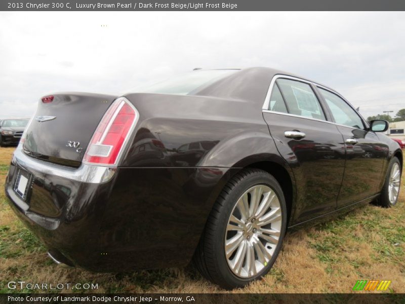 Luxury Brown Pearl / Dark Frost Beige/Light Frost Beige 2013 Chrysler 300 C