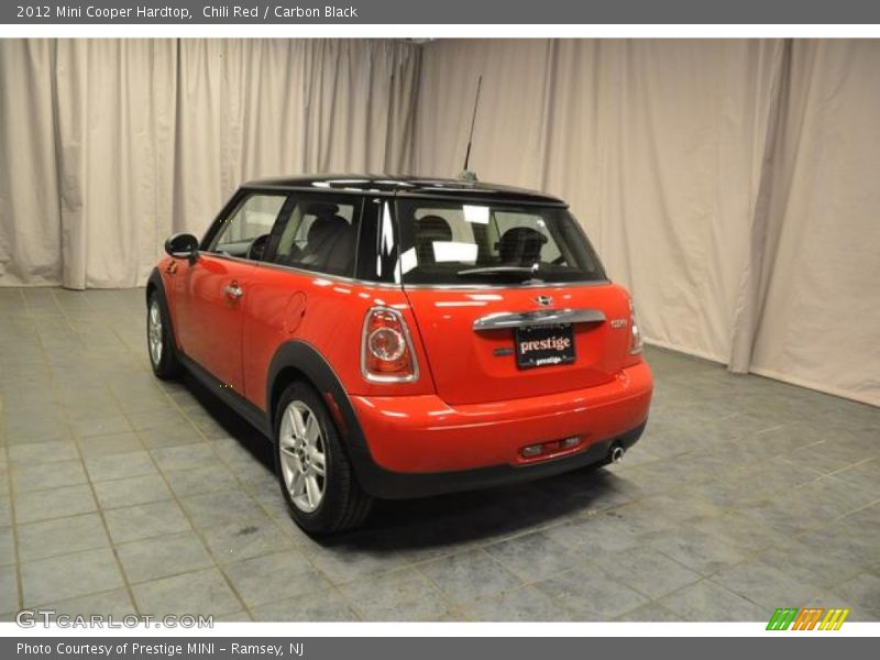 Chili Red / Carbon Black 2012 Mini Cooper Hardtop