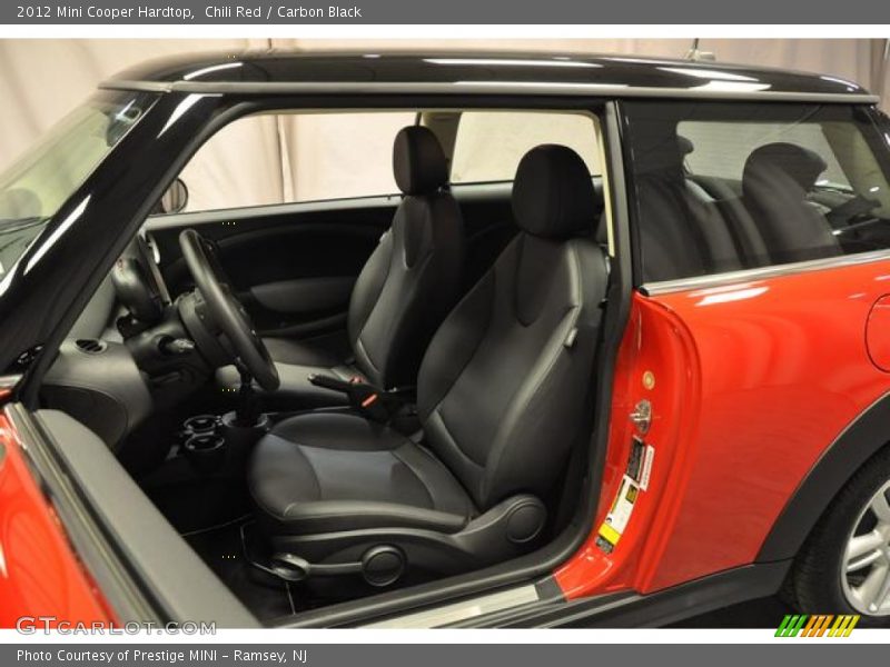 Chili Red / Carbon Black 2012 Mini Cooper Hardtop