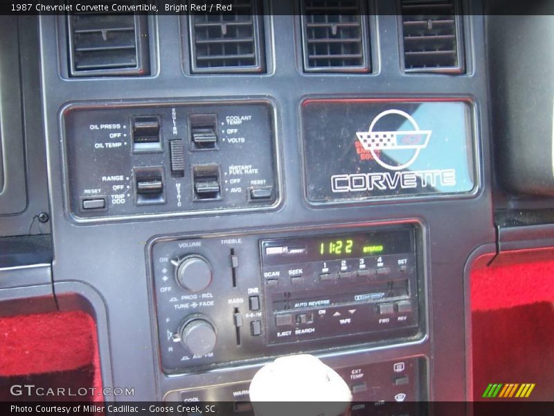 Bright Red / Red 1987 Chevrolet Corvette Convertible