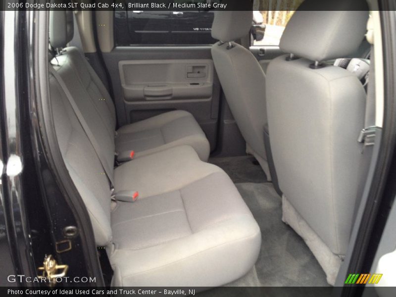 Brilliant Black / Medium Slate Gray 2006 Dodge Dakota SLT Quad Cab 4x4
