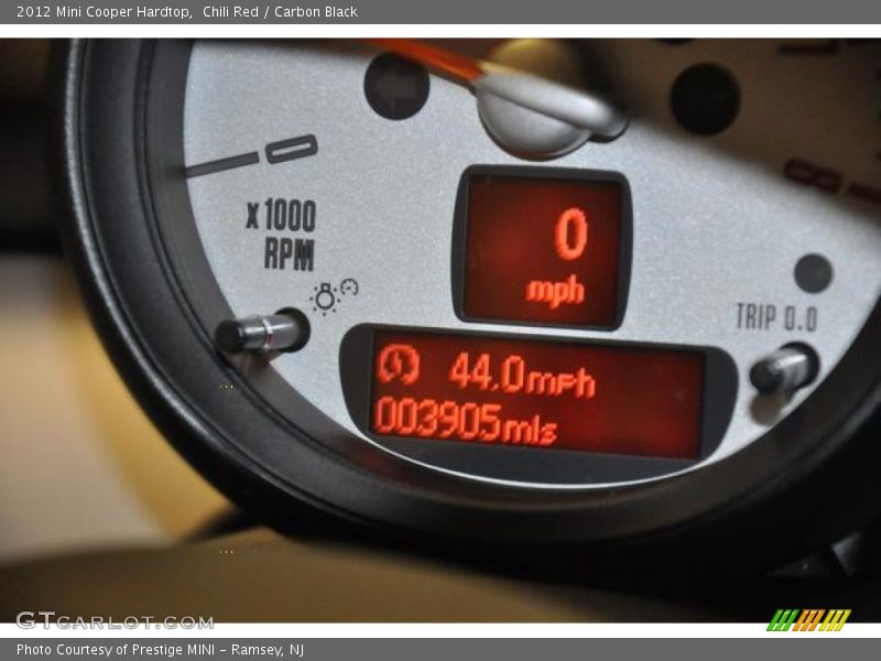 Chili Red / Carbon Black 2012 Mini Cooper Hardtop