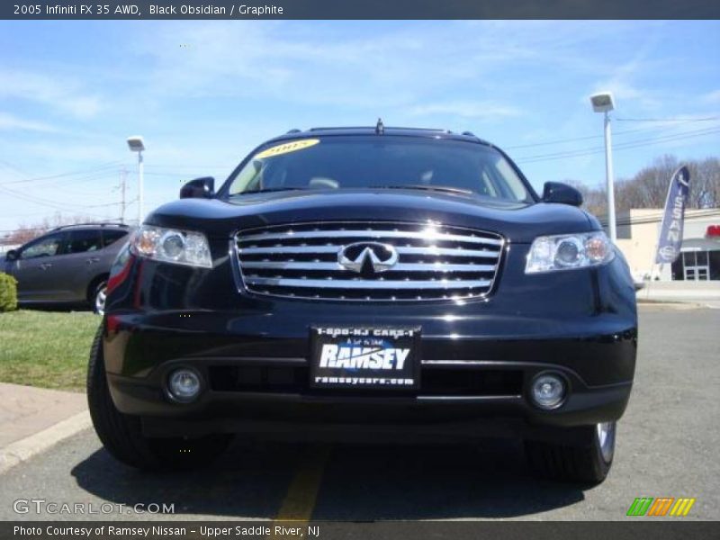 Black Obsidian / Graphite 2005 Infiniti FX 35 AWD