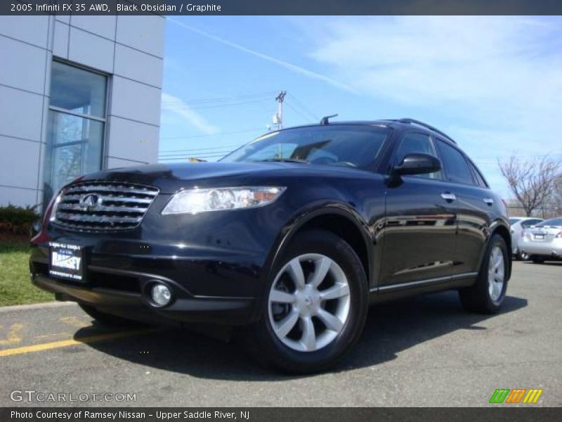 Black Obsidian / Graphite 2005 Infiniti FX 35 AWD