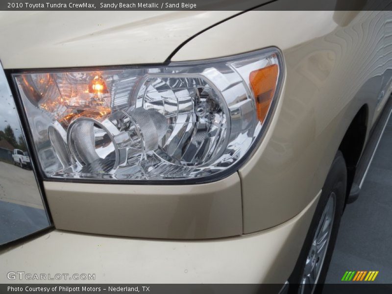 Sandy Beach Metallic / Sand Beige 2010 Toyota Tundra CrewMax