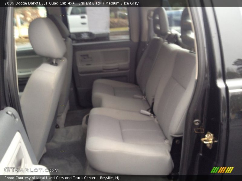 Brilliant Black / Medium Slate Gray 2006 Dodge Dakota SLT Quad Cab 4x4