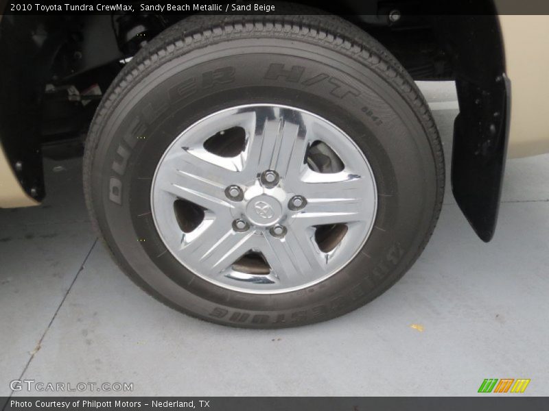 Sandy Beach Metallic / Sand Beige 2010 Toyota Tundra CrewMax