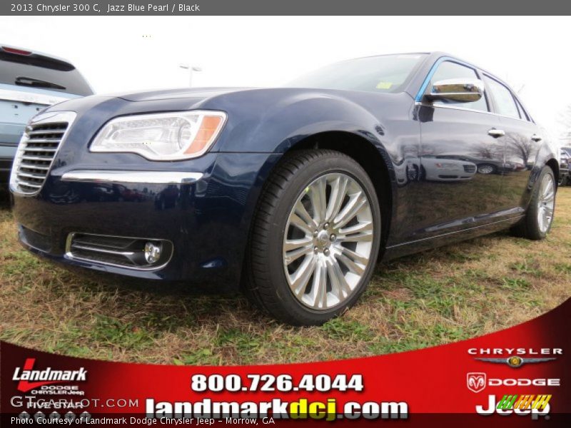Jazz Blue Pearl / Black 2013 Chrysler 300 C