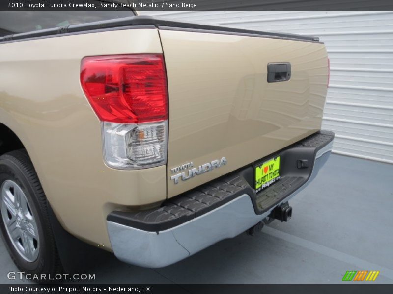 Sandy Beach Metallic / Sand Beige 2010 Toyota Tundra CrewMax