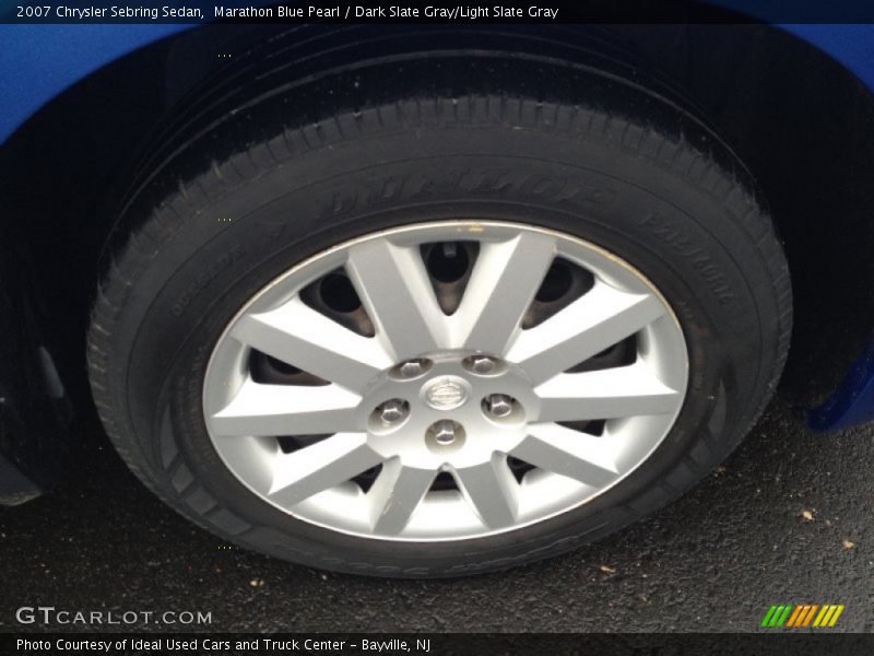 Marathon Blue Pearl / Dark Slate Gray/Light Slate Gray 2007 Chrysler Sebring Sedan