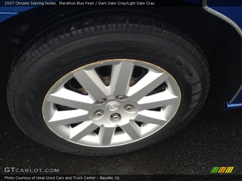 Marathon Blue Pearl / Dark Slate Gray/Light Slate Gray 2007 Chrysler Sebring Sedan