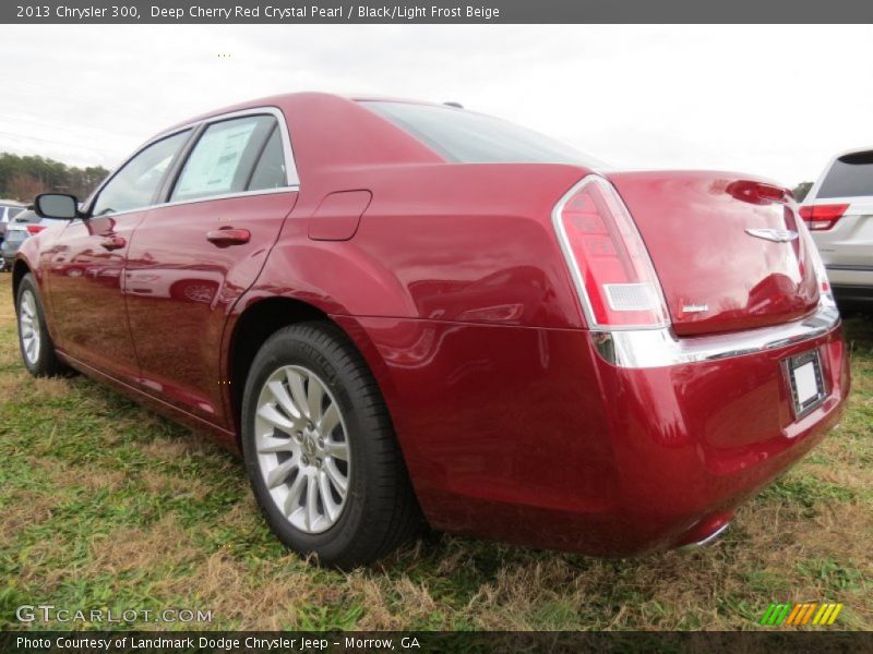 Deep Cherry Red Crystal Pearl / Black/Light Frost Beige 2013 Chrysler 300
