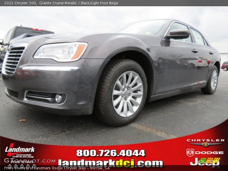 Granite Crystal Metallic / Black/Light Frost Beige 2013 Chrysler 300