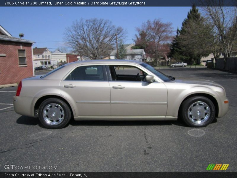 Linen Gold Metallic / Dark Slate Gray/Light Graystone 2006 Chrysler 300 Limited