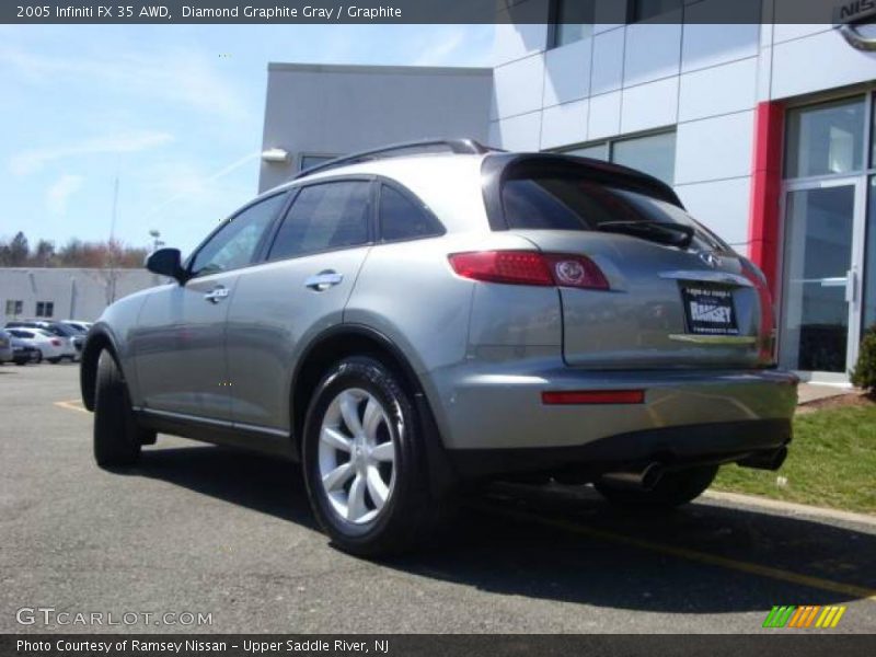 Diamond Graphite Gray / Graphite 2005 Infiniti FX 35 AWD