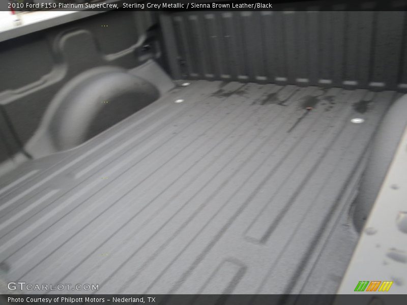 Sterling Grey Metallic / Sienna Brown Leather/Black 2010 Ford F150 Platinum SuperCrew